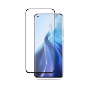Crong 3D Armor Glass Full Glue 9H tempered-glass screen protector for Xiaomi Mi 11, with installation frame