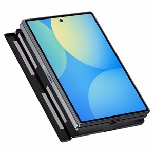 Spigen AirSkin Aramid MagFit MagSafe -suojakuori Samsung Galaxy Z Fold 8 -mallille, musta