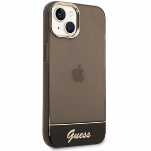 Guess GUHCP14MHGCOK iPhone 14 Plus 6.7 "musta / musta kovakotelo läpikuultava