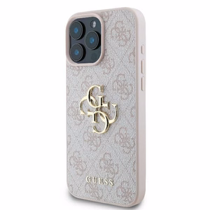 Guess 4G Big Logo kotelo iPhone 16 Pro Max - pinkki