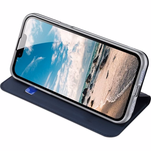 Dux Ducis SKIN PRO lompakkosuojakuori iPhone 16e sininen