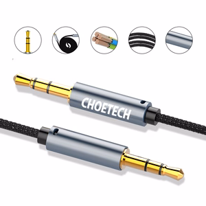 CHOETECH Audio Aux kaapeli 3.5mm, M-M, 1.2m
