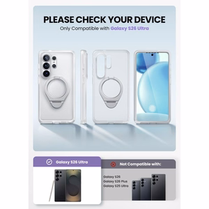 Supcase Cosmo Mag MagSafe Suojakuori Samsung Galaxy S26 Ultralle - valkoinen
