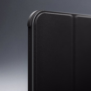 AmazingThing Titan Pro -suojakuori iPad A16 11" -mallille 720° kääntyvällä telineellä ja kynätelineellä, musta