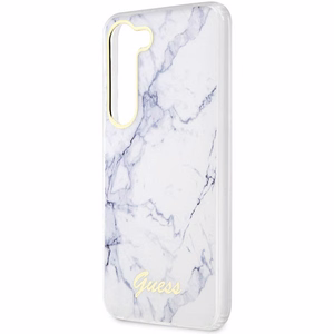 Guess GUHCS23MPCUMAH S23+ S916 valkoinen/valkoinen kovakuori Marble