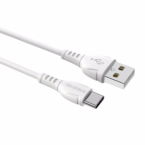 Borofone Kaapeli BX51 Triumph - USB - Type C - 3A 1 metri valkoinen