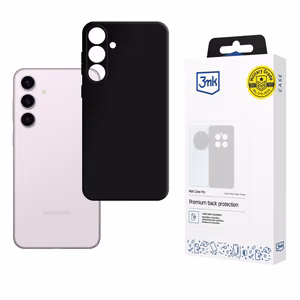 3mk Matt Case Pro Samsung Galaxy S24:lle - Musta