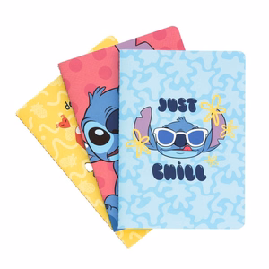 Disney Stitch Tropical A5 -muistikirjasetti, 3 kpl