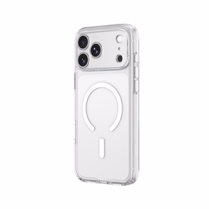 AmazingThing Minimal Mag Lens suojakuori mallille iPhone 18 Pro Max, kameransuojuksella ja hihnakiinnikkeellä, MagSafe-yhteensopiva – väri: läpinäkyvä