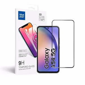 Suojalasi Blue Star - SAMSUNG A54 5G Full Face (täysliimaus kehyksellä, pieni koko) musta