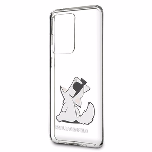 Karl Lagerfeld KLHCS69CFNRC S20 Ultra G988 läpinäkyvä Choupette Hauska