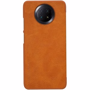 Nillkin Qin nahkainen holsteri tapauksessa Xiaomi Redmi Note 9T 5G ruskea