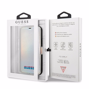 Guess GUFLBKN65BLD iPhone 11 Pro Max hopea/hopea kirja Iriseva väri