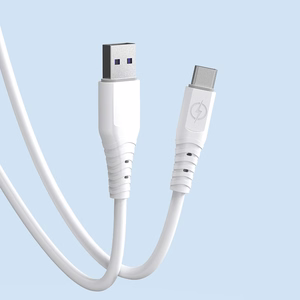 Dudao kaapeli USB USB-C 6A 1m valkoinen