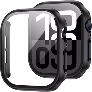 Tech-Protect Defense360 Karkaistu lasi Suojakuori Apple Watch 10:lle (42mm) - Musta