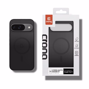 Crong Hybrid Matte Magnetic MagSafe case for Google Pixel 9, black