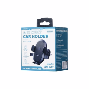 Remax RM-C02 puhelinteline autoon (ilmaventtiili) musta