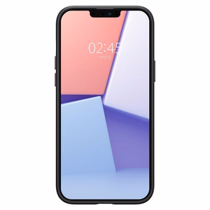 Spigen Liquid Air suojakuori laitteelle iPhone 13 Pro, mattamusta