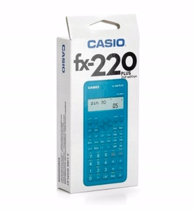 CASIO tieteislaskin FX-220PLUS-2 sininen, 12-numeroinen näyttö