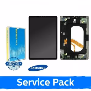 LCD-näyttö yhteensopiva Samsung X906 / X900 Tab S9 Ultra musta (Service Pack)