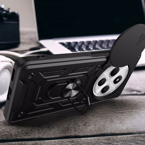 Tech-Protect CamShield Pro Suojakuori Xiaomi Redmi 14C / Poco C75 -puhelimelle - musta