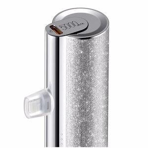 Varavirtalähde Veger PlugOn (W0573P) PD QC3.0 2,4A 12W 5000 mAh sisaanrakennetulla Lightning-liittimella hopeinen