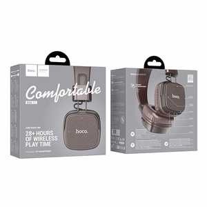 Hoco W56 langattomat Bluetooth over-ear kuulokkeet ruskeat