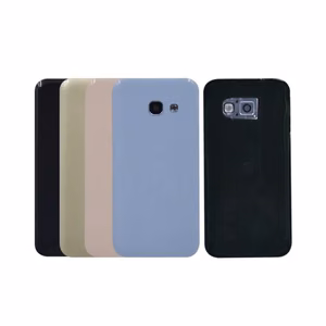Takakansi Samsung A320 A3 2017 musta (kameran linssin kanssa) HQ