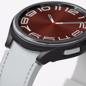 Ringke Slim 2-pack Suojakuori Samsung Galaxy Watch 6 Classic 43mm:lle - Musta ja Läpinäkyvä