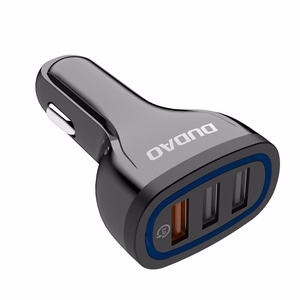 Car charger Dudao (R7S) (3xUSB) (2.4A;18W) white