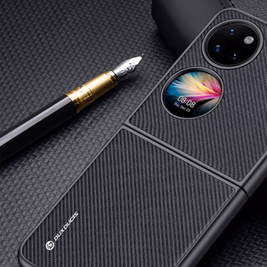 Dux Ducis Fino tapauksessa on valmistettu nylon materiaalista Huawei P50 Pocket musta