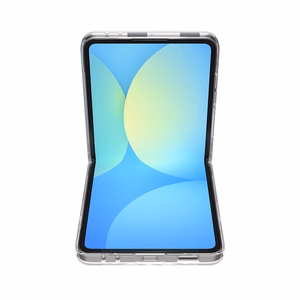 Spigen AirSkin Samsung Galaxy Z Flip 7 kristallinkirkas valkoinen
