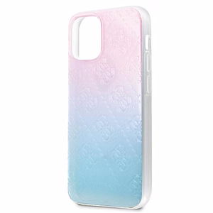 Guess GUHCP12S3D4GGBP iPhone 12 mini 5.4" sininen-vaaleanpunainen/sininen&vaaleanpunainen kotelo 4G 3D-kuvioinen kokoelma