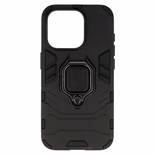 Ring Armor Suojakuori iPhone 15 Pro Max:lle - musta