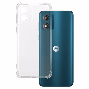 Clin Anti Shock 1.5mm Suojakuori Motorola Moto E13:lle - läpinäkyvä