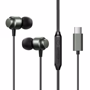 Joyroom JR-EC06 USB-C Nappikuulokkeet - harmaa