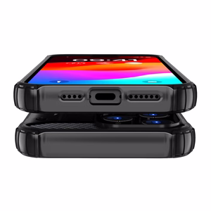iPhone 15 Pro Hybrid Armor Suojakuori - musta