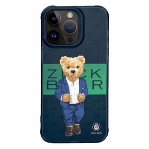Zuck Bear French Riviera Chic iPhone 15 Pro Max Suojakuori Saint Tropez Shimmer