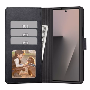 Tech-Protect Wallet -suojakuori mallille Samsung Galaxy Z Fold 8 Ultra – musta