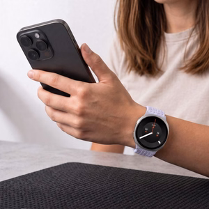 Tech-Protect NylonMag -ranneke mallille Samsung Galaxy Watch 40/44/46 mm – violetti