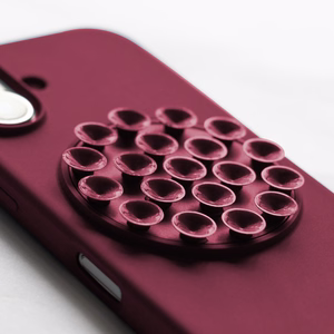 Silikoninen Stick suojakuori iPhone 11:lle tummanpunainen