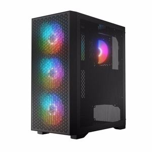 Logic DART PRO ARGB MIDI USB-C -tietokonerunko, musta