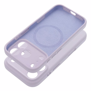 Forcell F-Protect Rubber Premium -suojakuori iPhone 16 PRO -puhelimelle, MagSafe-yhteensopiva, malvanvärinen