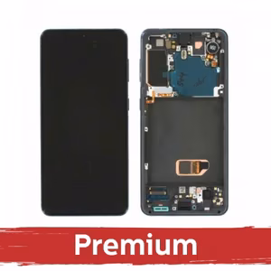 LCD-näyttö yhteensopiva Samsung G991 S21 kehyksellä / Phantom White / OEM
