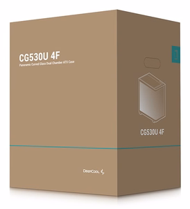 DeepCool CG530U 4F – mid-tower computer case, black