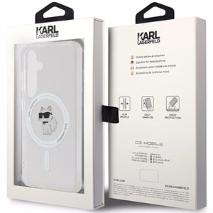 Karl Lagerfeld IML Choupette MagSafe Suojakuori Samsung Galaxy S24:lle - läpinäkyvä