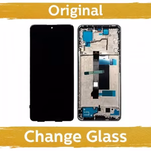 LCD-näyttö Xiaomi Redmi Note 13 Pro 5G:lle / Poco X6 5G musta kehyksellä (Renewed: China)
