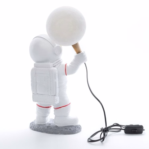 Kuupöytälamppu ASTRONAUT seisova Art Deco (malli 1) AMTL