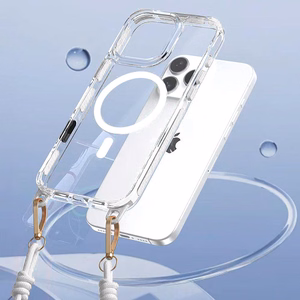 Tel Protect Strap Clear Suojakuori iPhone 17 Air:lle valkoinen