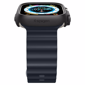 Spigen Thin Fit Suojakuori Apple Watch Ultra (49mm):lle - musta